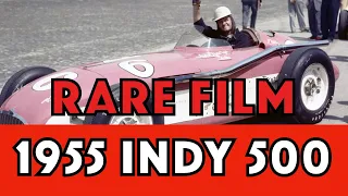 THRILLING INDIANAPOLIS 500 1955 16mm film of historic Memorial Day Indy 500