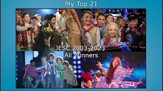 My Top 21 | All the winners Junior Eurovision 2003 - 2023 |