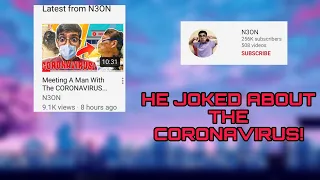 FORTNITE YOUTUBER (N3ON) LIES ABOUT THE CORONAVIRUS FOR VIEWS!