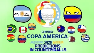 2020 CONMEBOL Copa America | Countryball Predictions