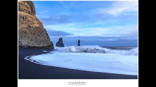 Sneaker wave at Reynisfjara Iceland