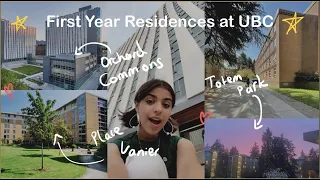 RANKING FIRST YEAR RESIDENCES AT UBC!!!