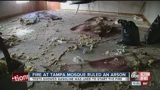 Fire at Tampa mosque ruled arson, test shows gasoline used