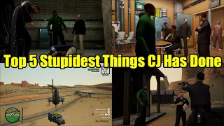 Top 5 Stupidest Things CJ Has Done- GTA San Andreas Lore Explained