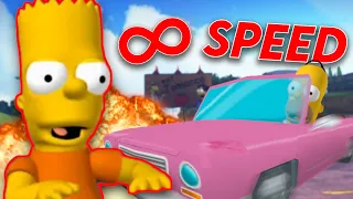 INFINITE SPEED MODE In Simpsons Hit & Run