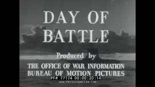 WORLD WAR II LIFE & DEATH OF AN AIRCRAFT CARRIER FILM "  DAY OF BATTLE " 77174