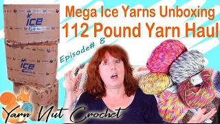 Ice Yarn Unboxing 112 pound Mega Yarn Haul-New Yarns-Fall Wool Blends-Grab a Snack It's a Long One!