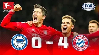 Hertha Berlin - Bayern Munich [0-4] | GOLES | Jornada 18 | Bundesliga