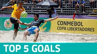 TOP 5 GOALS - COPA LIBERTADORES FÚTBOL PLAYA 2016