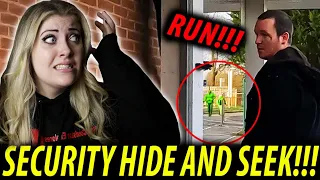 WE PLAYED HIDE AND SEEK WITH SEVEN SECURITY GUARDS IN A HUGE ABANDONED HOSPITAL| ALMOST GOT CAUGHT!!