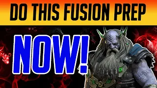 START FUSION PREP TODAY! Follow these tips! | Raid: Shadow Legends