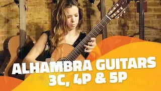 Presentación de las guitarras Alhambra 3C, 4P y 5P. Modelos semiprofesionales