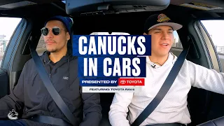 Dakota Joshua and Ethan Bear - Canucks in Cars