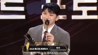 [seventeen] AAA 2021 Woozi Best producer award