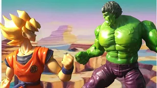 Hulk Vs Goku Dragon Ball Z Marvel Crossover Stop Motion