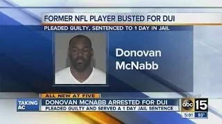 McNabb jailed after AZ DUI charge