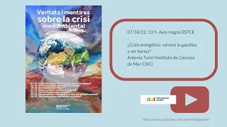 «¿Crisis energética: volverá la gasolina a ser barata?» (7/10/22)