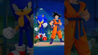 Sonic Characters vs Dragon Ball Characters