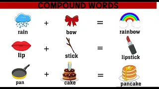 Super Easy English | Compound Words for Learning English | English words with pictures