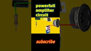 try this powerfull amazing circuit at home | #electronicpro #shorts