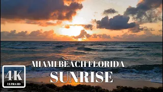 SUNRISE MIAMI BEACH APRIL  2022 4K UHD 60FPS FLORIDA U S A