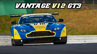 2012 Aston Martin V12 Vantage GT3 - LOUD open exhaust (2019 Nürburgring)