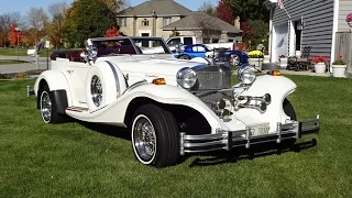 1982 Excalibur Phaeton in White paint / 80's Car of the Stars on My Car Story with Lou Costabile