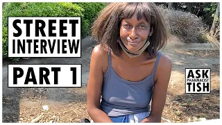 Homeless Woman Struggling To Get Housing.  Part 1 Street Interview