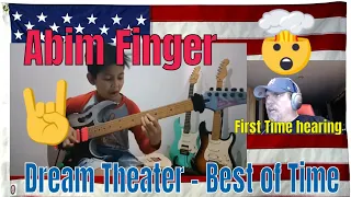 Dream Theater - Best of Time Cover by Abim Finger - FIRST TIME - WTH???? HOW HOW HOW? REACTION