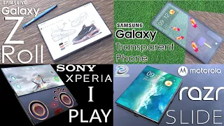 Best Futuristic Smartphone Concept Compilation,Transparent Phone, Galaxy Z Roll, Xperia Gaming phone