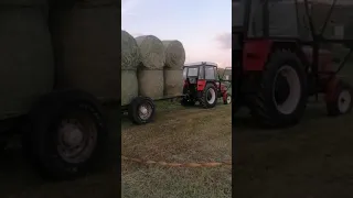 Zetor 7011 odvoz balíkov