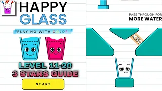 Happy Glass Color Level 11-20 | 3 Stars Guide