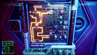 System Shock Puzzle: 12 nodes, 3 plugs, Plug Puzzle