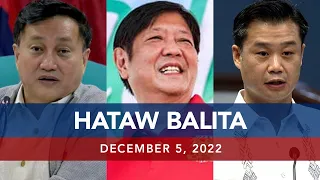 UNTV: Hataw Balita Pilipinas | December 5, 2022