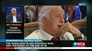 Mac Maharaj pays tribute to George Bizos