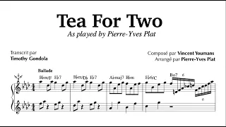 Tea For Two| Pierre-Yves Plat (Piano Transcription)