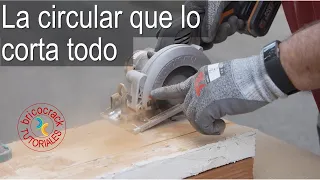 Probamos la sierra circular  para TODOS los materiales (Bricocrack)