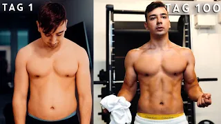 Meine 100 Tage Fitness Transformation | Bodytransformation Selbstexperiment