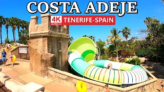 TENERIFE - COSTA ADEJE | Walk through the Back Streets ☀️ 4K Walk ● April 2024