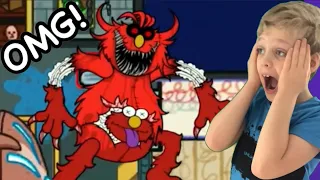 ELMO Vs. HUGGY WUGGY Mod in Among Us @GameToonsGaming REACTION!