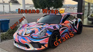 The Craziest Wrap that I've ever seen on a Porsche GT3RS!