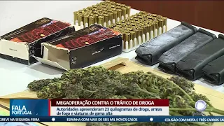 Megaoperação contra o tráfico de droga