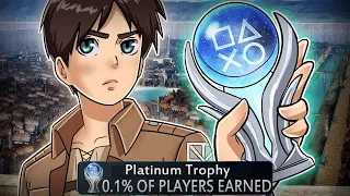 The Attack on Titan Platinum Trophy is An INSANE GRIND!