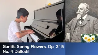 Cornelius Gurlitt, Spring Flowers, Op. 215, No. 4 Daffodil
