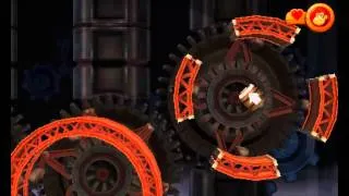 Donkey Kong Country Returns 3D - 200% Walkthrough (Mirror Mode) - World 7 Factory (All KONG Letters)