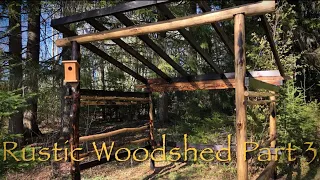 Woodshed Part 3 Vintage Sheds 1930s Log Construction