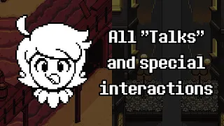 UT Yellow: Martlet "Talk" dialogue and special party member interactions