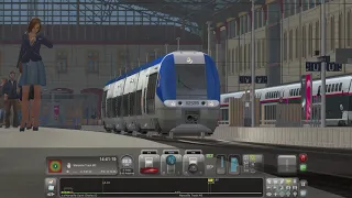 Train simulator 2019 DEPART d'un AGC PACA de Marseille St-Charles