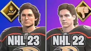 NHL 23 vs NHL 22 Comparison (Faces/Graphics/Gameplay)