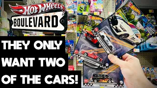 IT’S SO WEIRD TO SEE HOT WHEELS BOULEVARD CARS LEFT! THIS HAS NEVER HAPPENED BEFORE THIS YEAR!!